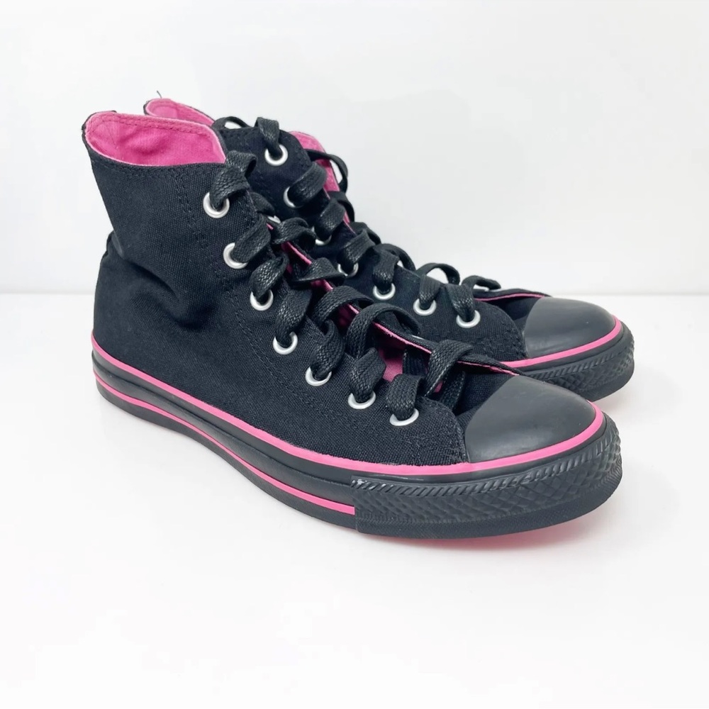 Converse Unisex CT All Star 1K918 Black Pink Casual Shoes Sneakers Size …